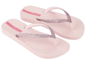 Ipanema Kid's Ana Sparkle Flip Flop - Light Pink / Glitter Pink