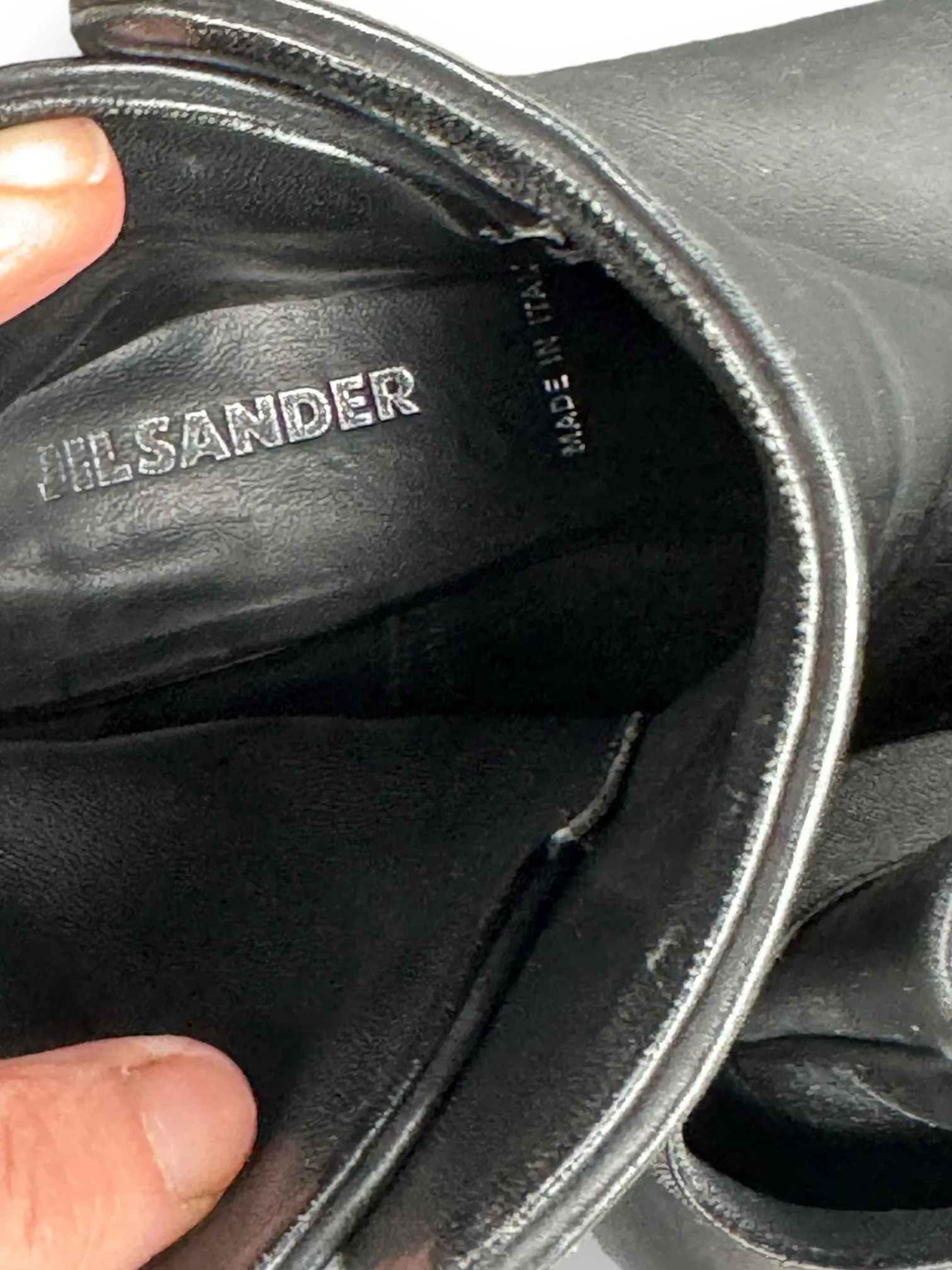Jil Sander - Black Boots - shoe size 7.5-8