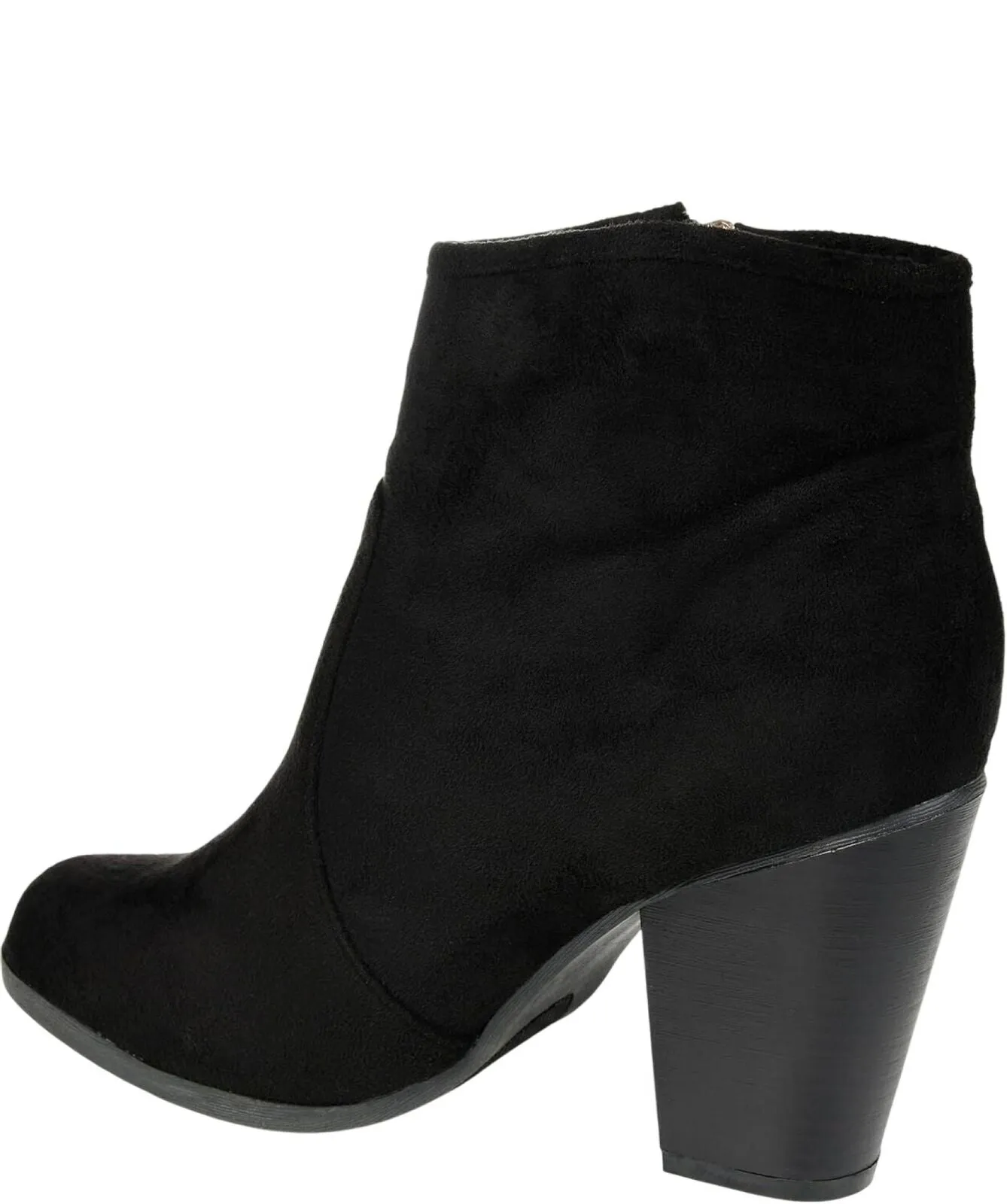 Journee Collection Womens Link Bootie Boots LINK-BLK Black 7.5M