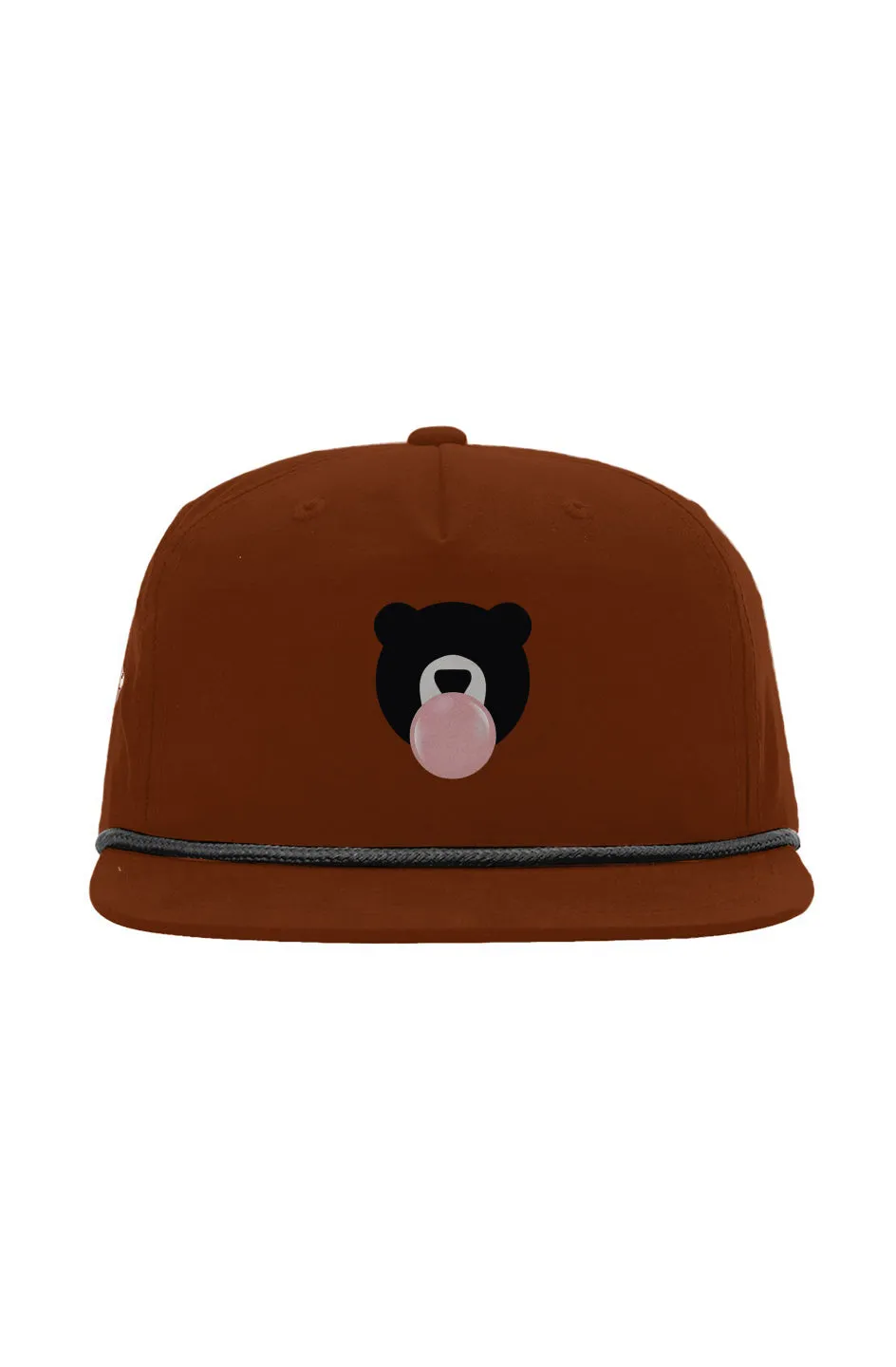 KANDY Bear Puff Embroidered Rope Hat