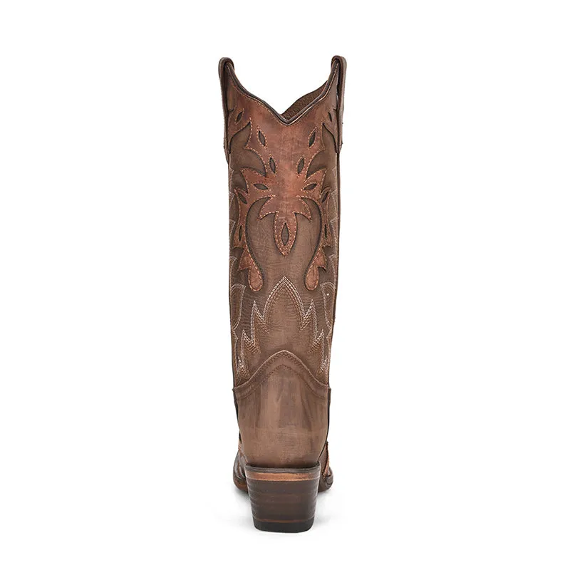 L6031 | Embroidered Wing Ladies Boot