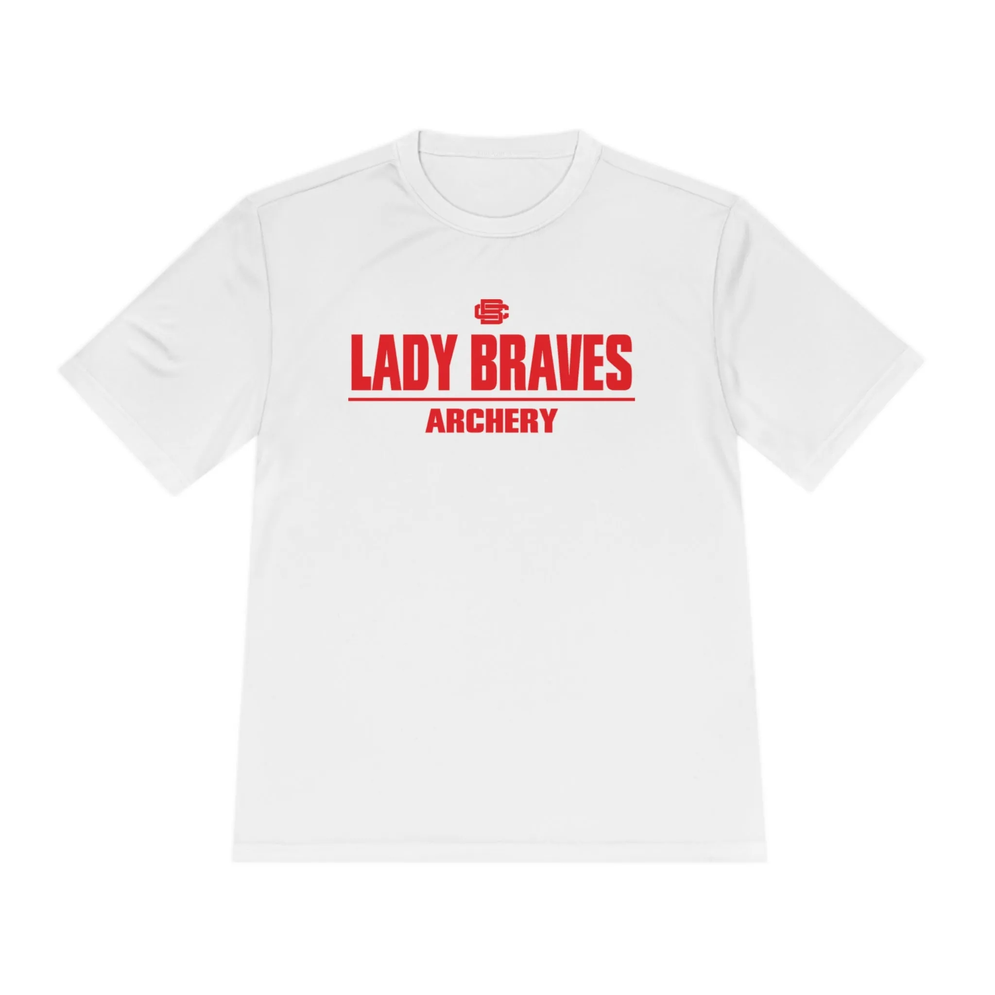Lady Braves Basketball Moisture Wicking Tee