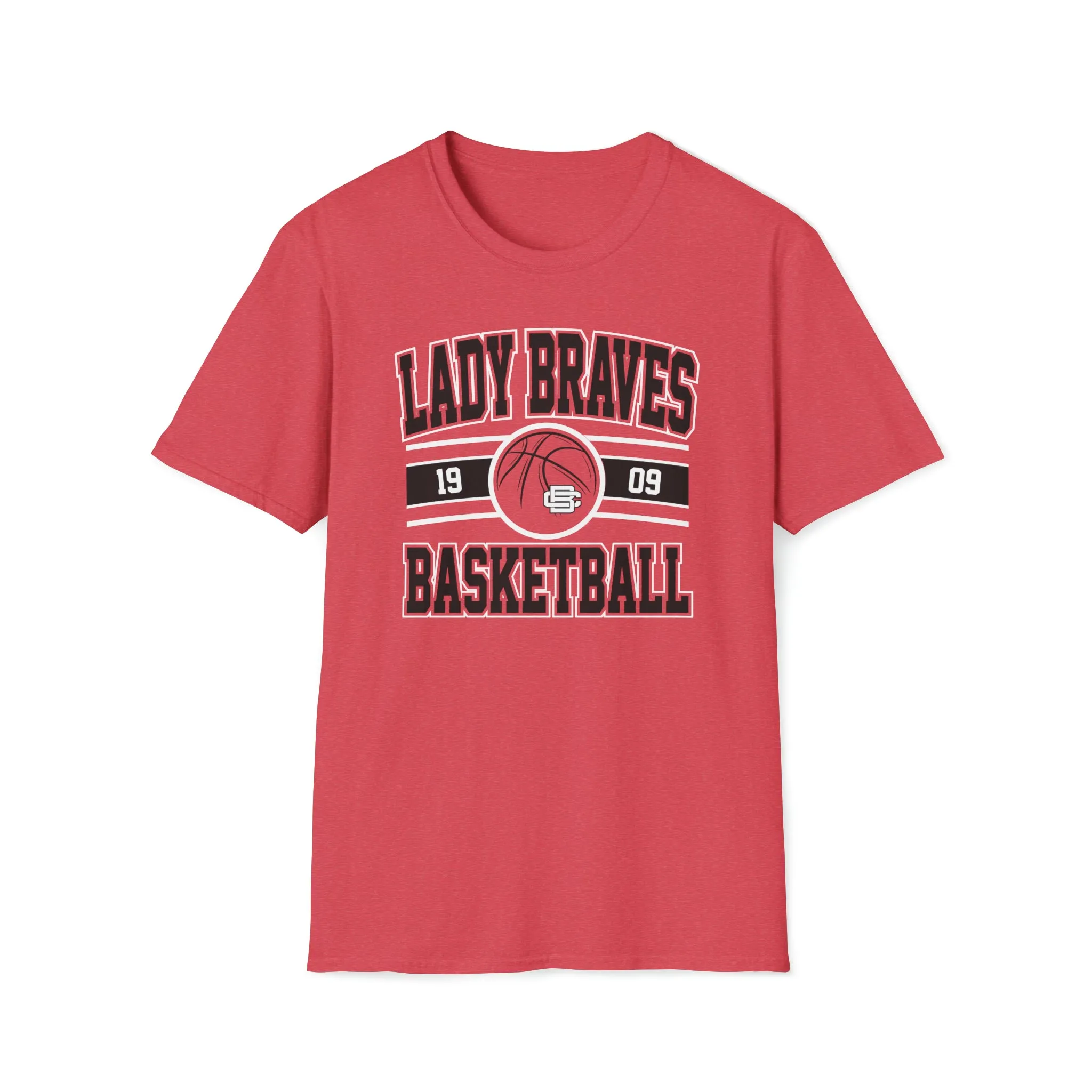 Lady Braves Basketball Unisex Softstyle T-Shirt