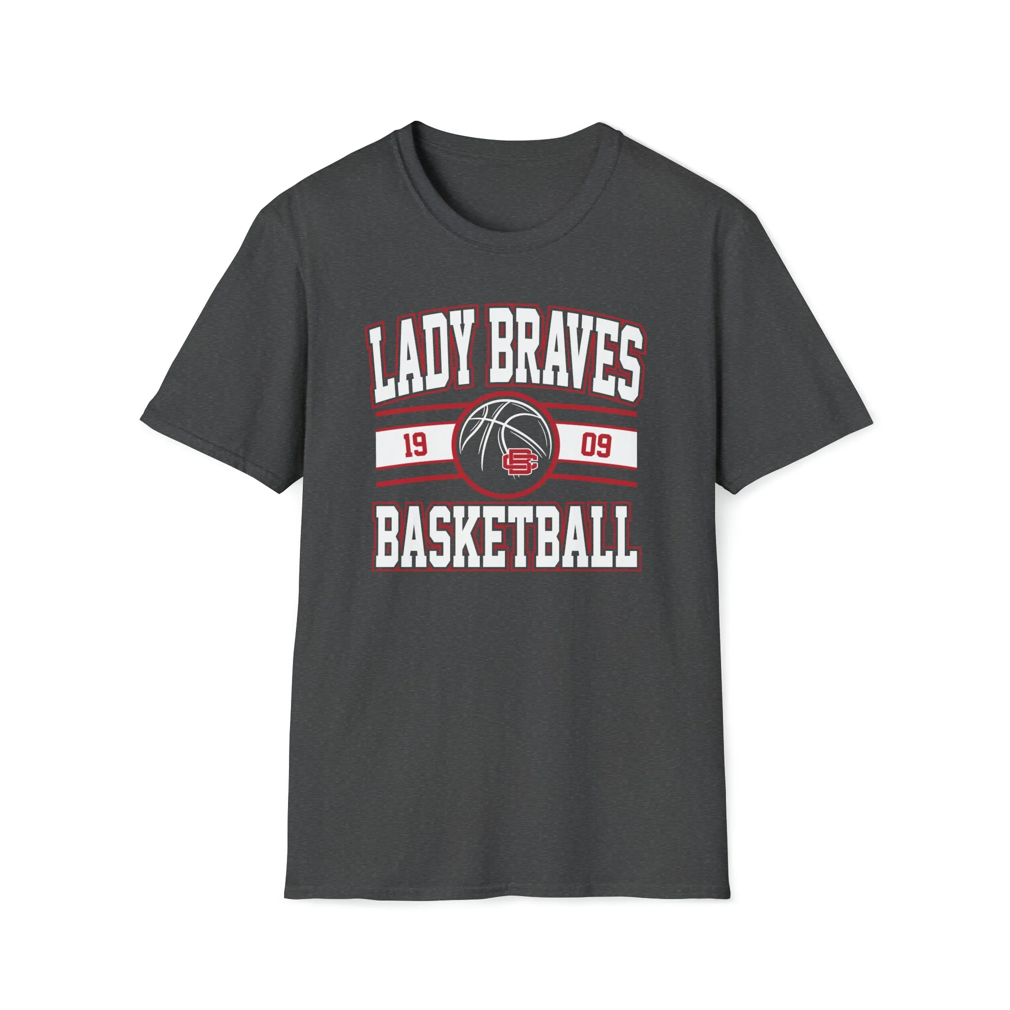 Lady Braves Basketball Unisex Softstyle T-Shirt