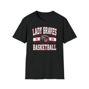 Lady Braves Basketball Unisex Softstyle T-Shirt
