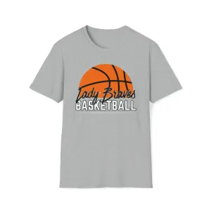 Lady Braves Half Basketball Softstyle T-Shirt