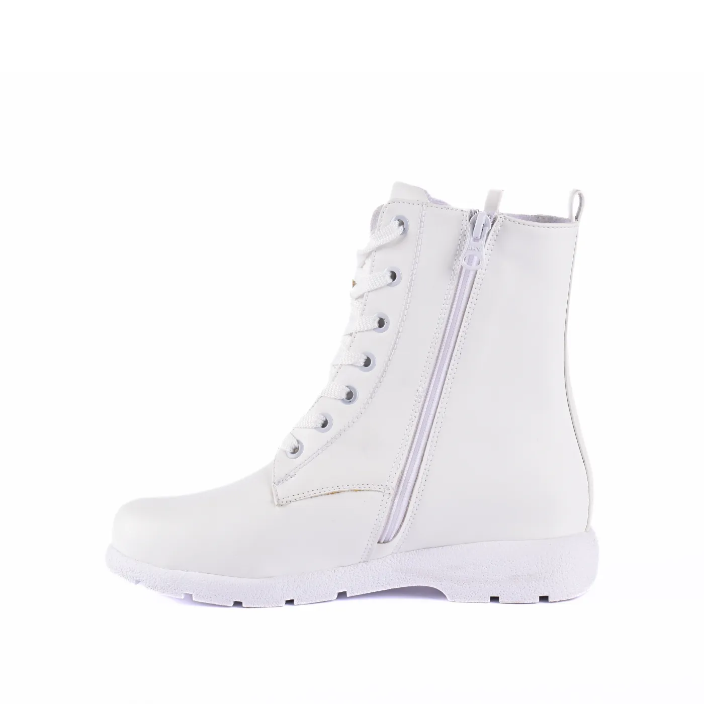 Leather Half Boots With Buckle