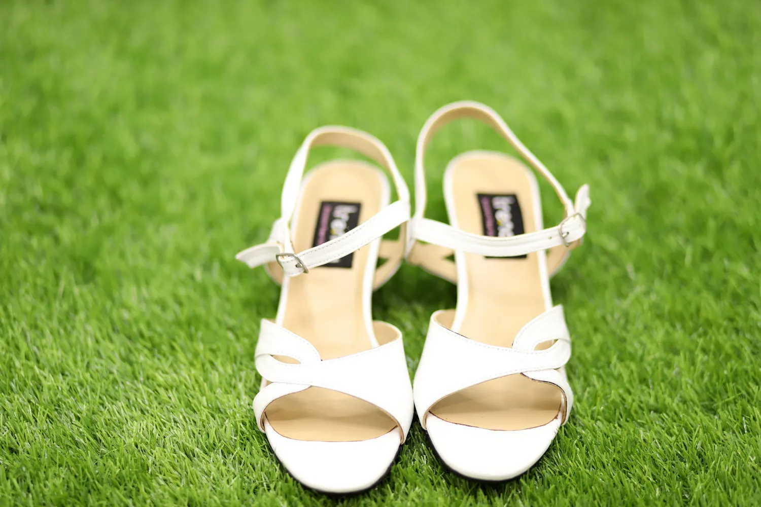 Leather Heeled Sandal Design ZA027