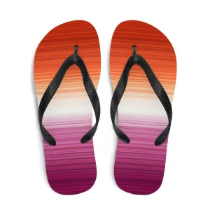 Lesbian Gradient Flip Flops