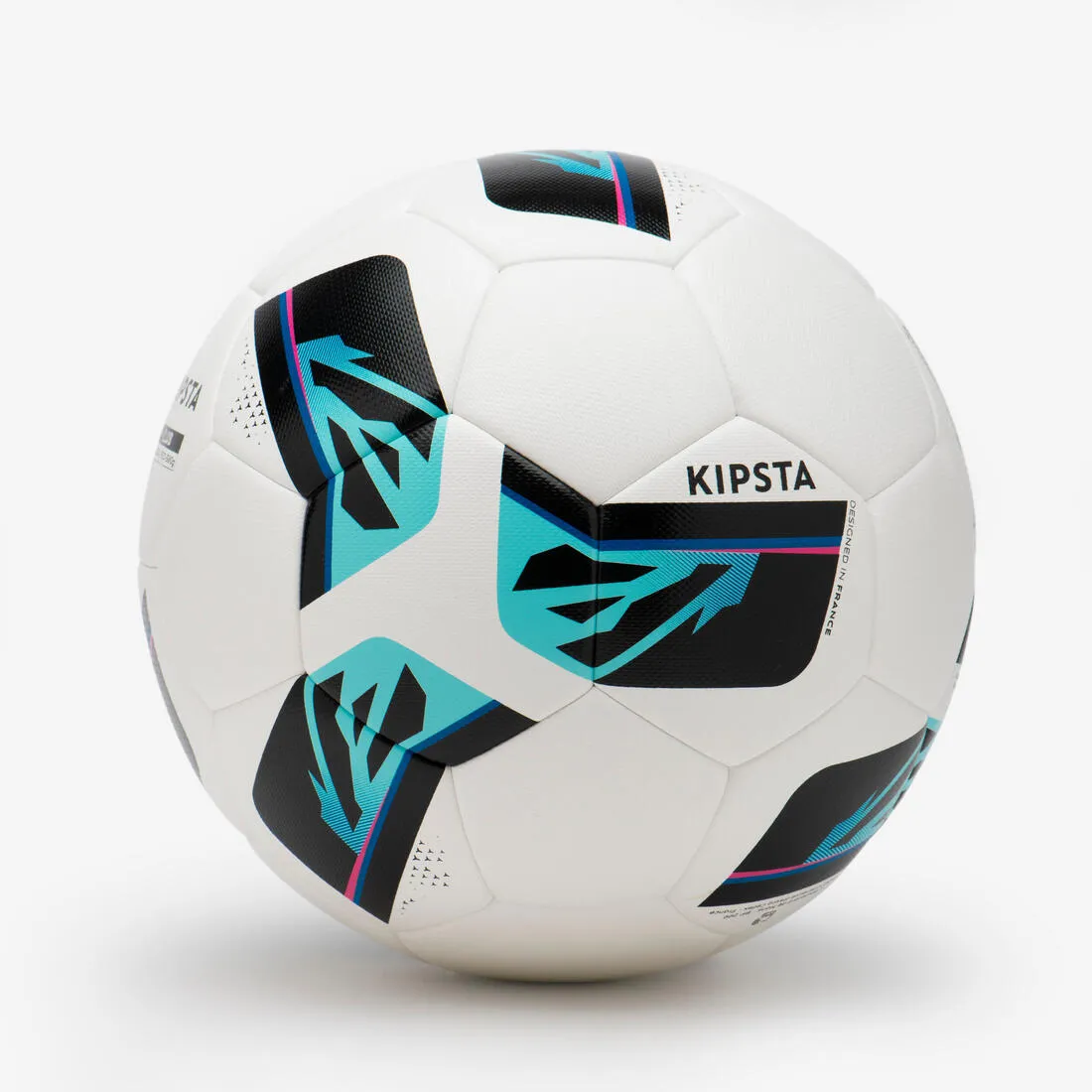 Light Size 5 Hybrid Football Club Ball  - White
