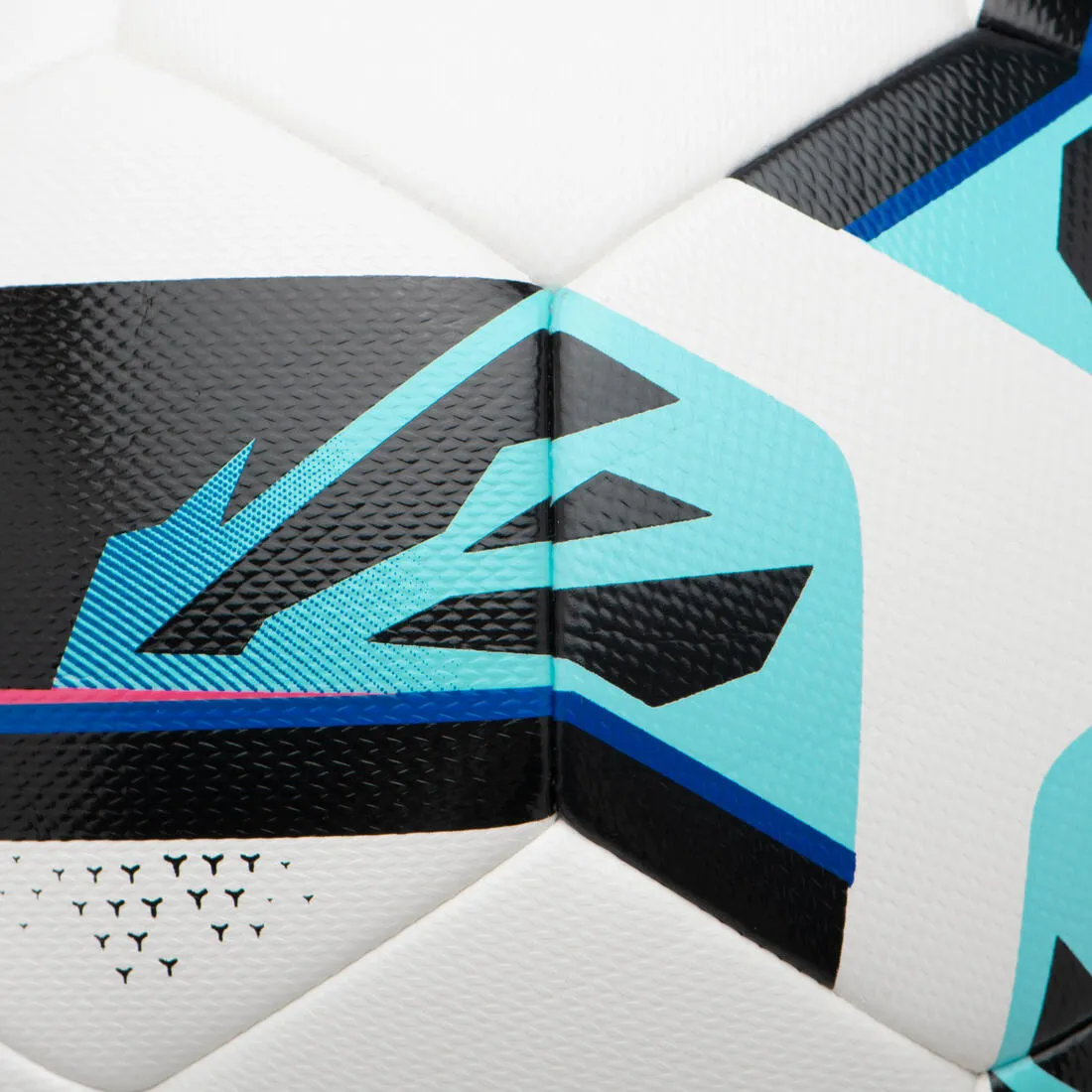 Light Size 5 Hybrid Football Club Ball  - White