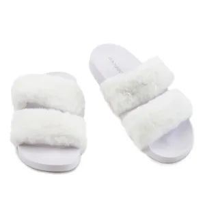 Liv-04 Two Band Fur Slides
