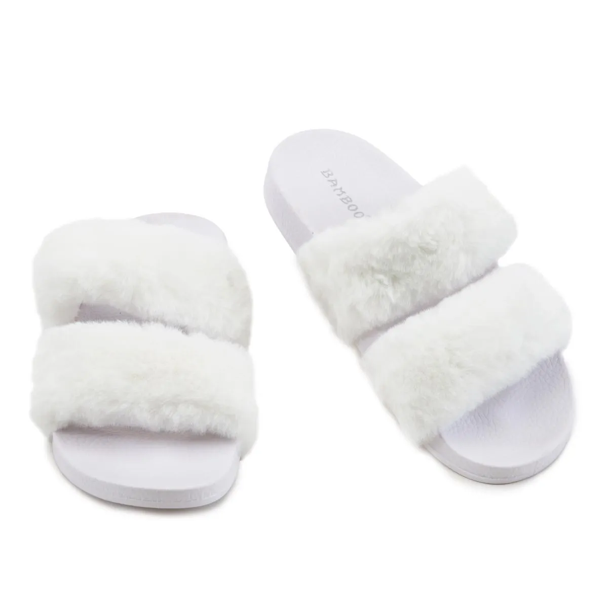 Liv-04 Two Band Fur Slides