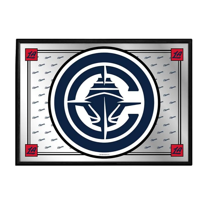 Los Angeles Clippers: Team Spirit - Framed Mirrored Wall Sign