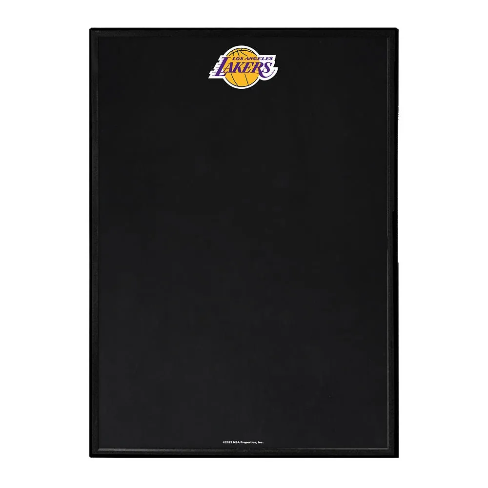 Los Angeles Lakers: Framed Chalkboard
