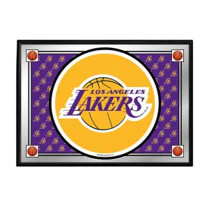 Los Angeles Lakers: Team Spirit - Framed Mirrored Wall Sign