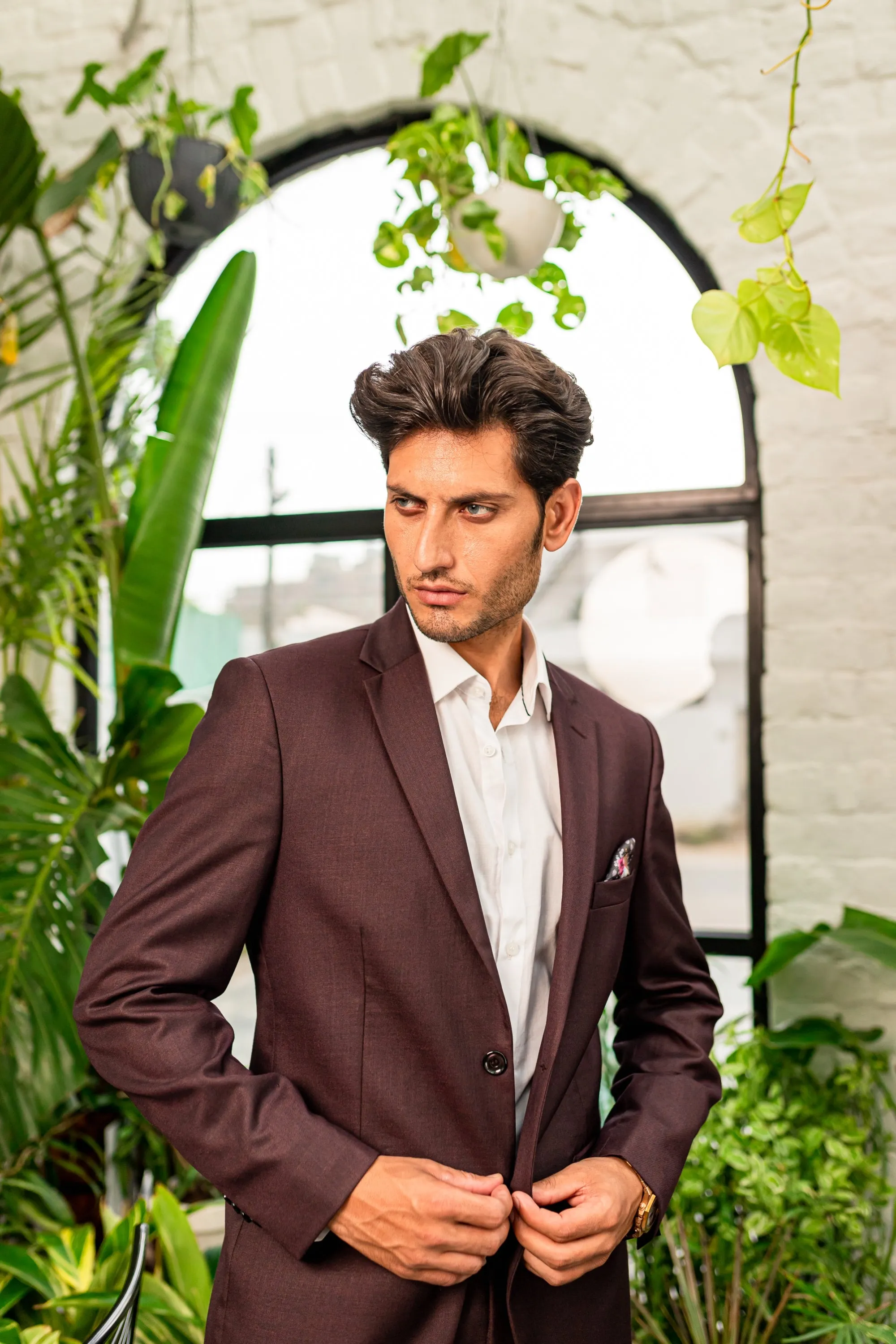 Maroon Suit 2 Pcs