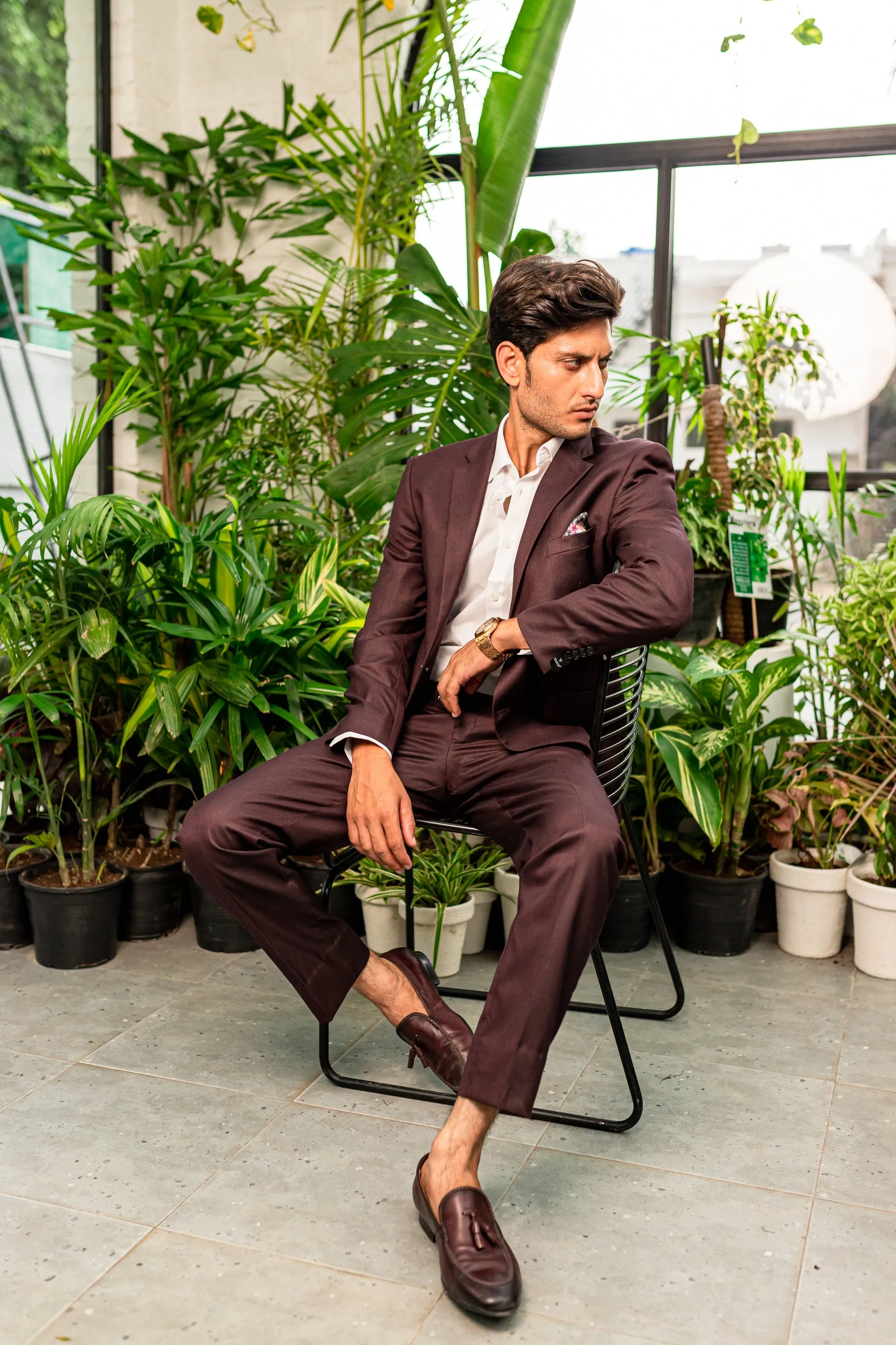 Maroon Suit 2 Pcs