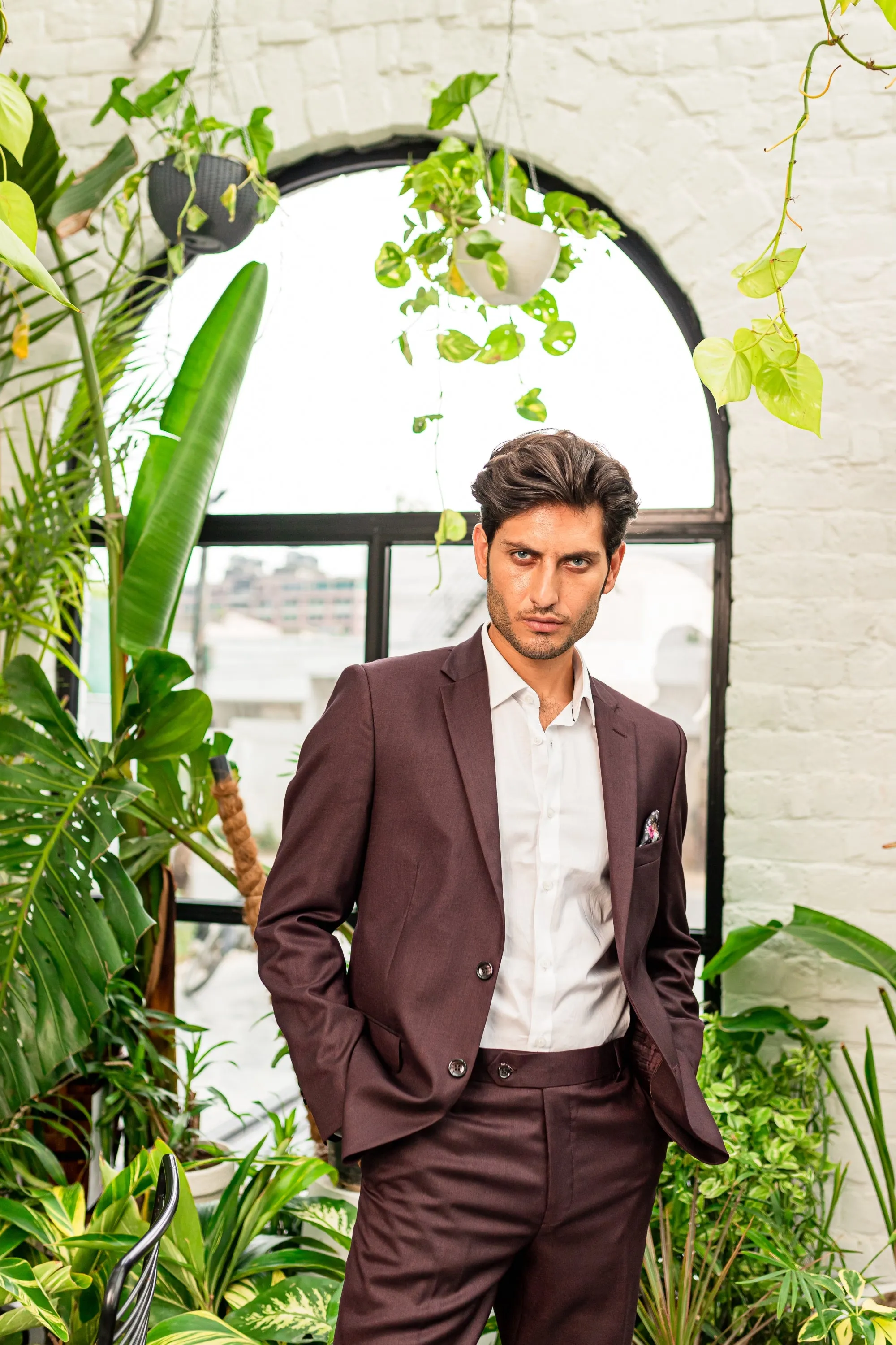 Maroon Suit 2 Pcs