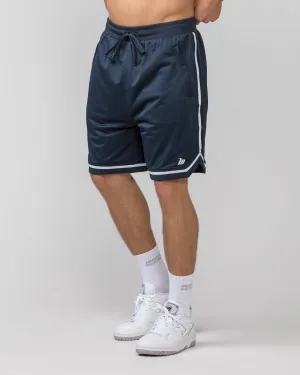 Mens 8" Basketball Shorts - Navy