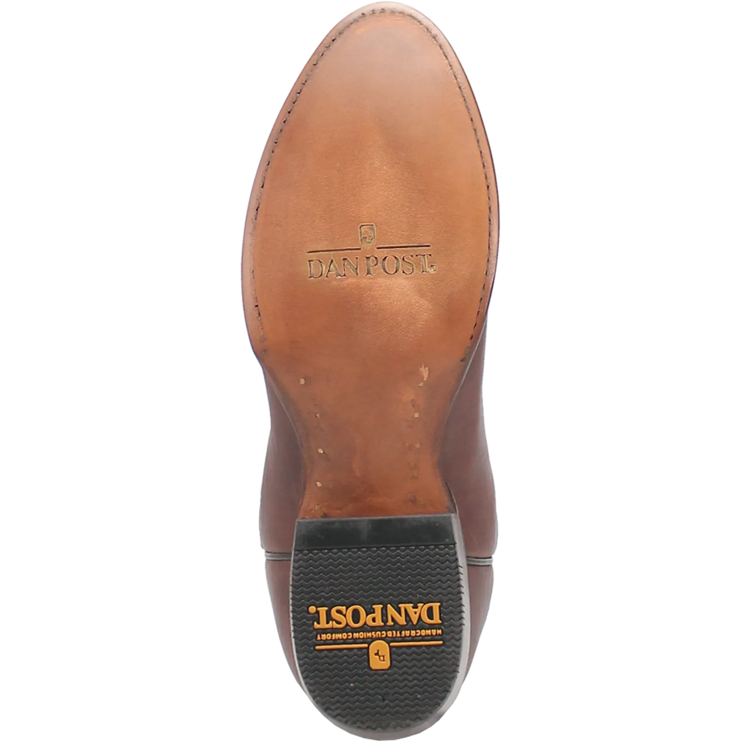 Men's Dan Post Brown Pike Western Boot with J-Toe