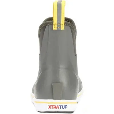 MEN'S XTRATUF 6 IN ANKLE DECK BOOT - GREY