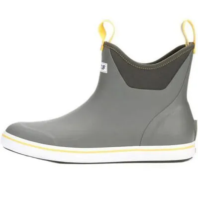 MEN'S XTRATUF 6 IN ANKLE DECK BOOT - GREY