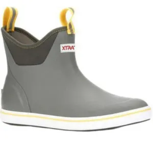 MEN'S XTRATUF 6 IN ANKLE DECK BOOT - GREY