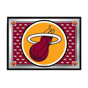 Miami Heat: Team Spirit - Framed Mirrored Wall Sign