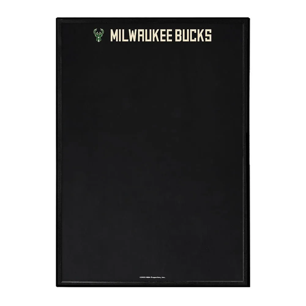 Milwaukee Bucks: Framed Chalkboard