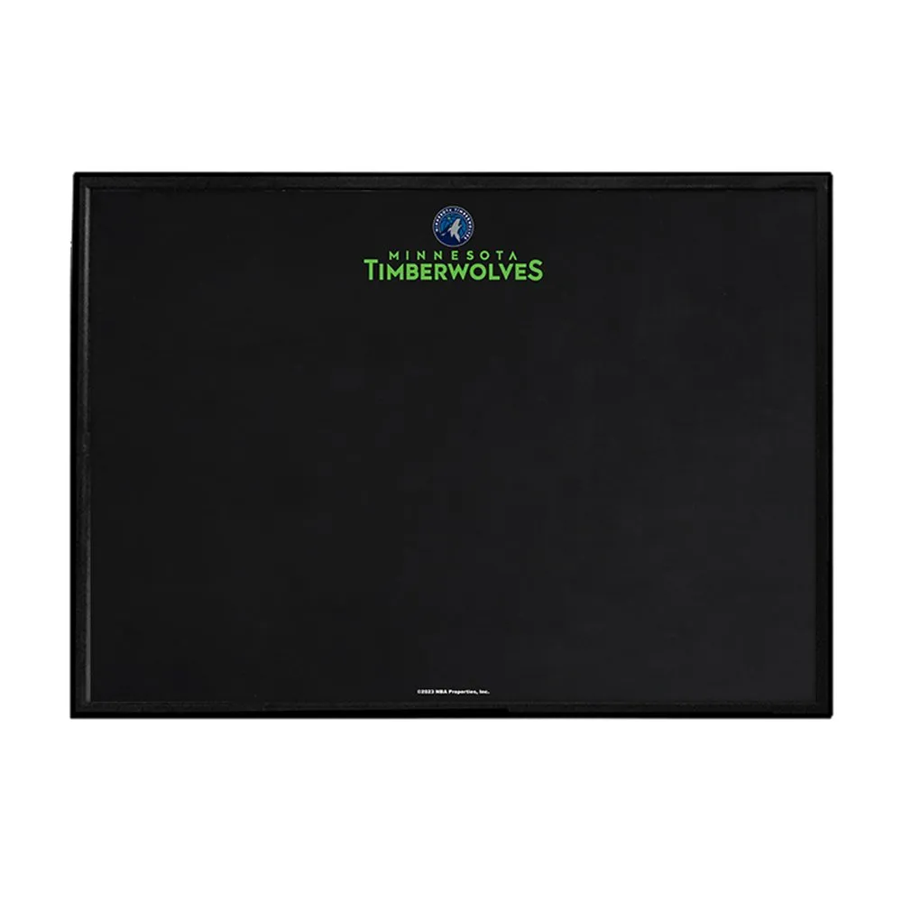 Minnesota Timberwolves: Framed Chalkboard