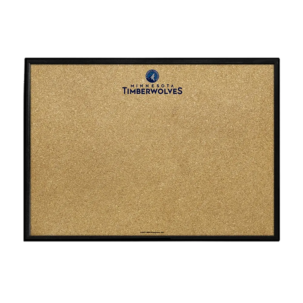 Minnesota Timberwolves: Framed Corkboard