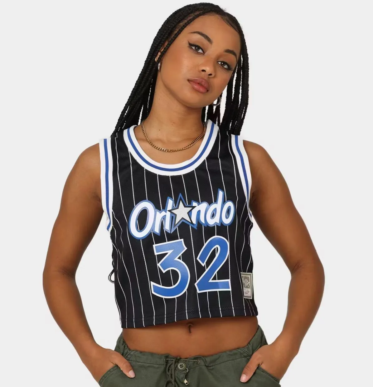 Mitchell & Ness Women's Orlando Magic Shaquille O'Neal Basketball Jersey Size M