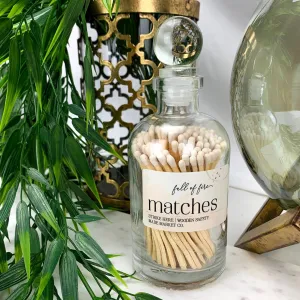 Modern Apothecary Matches - White