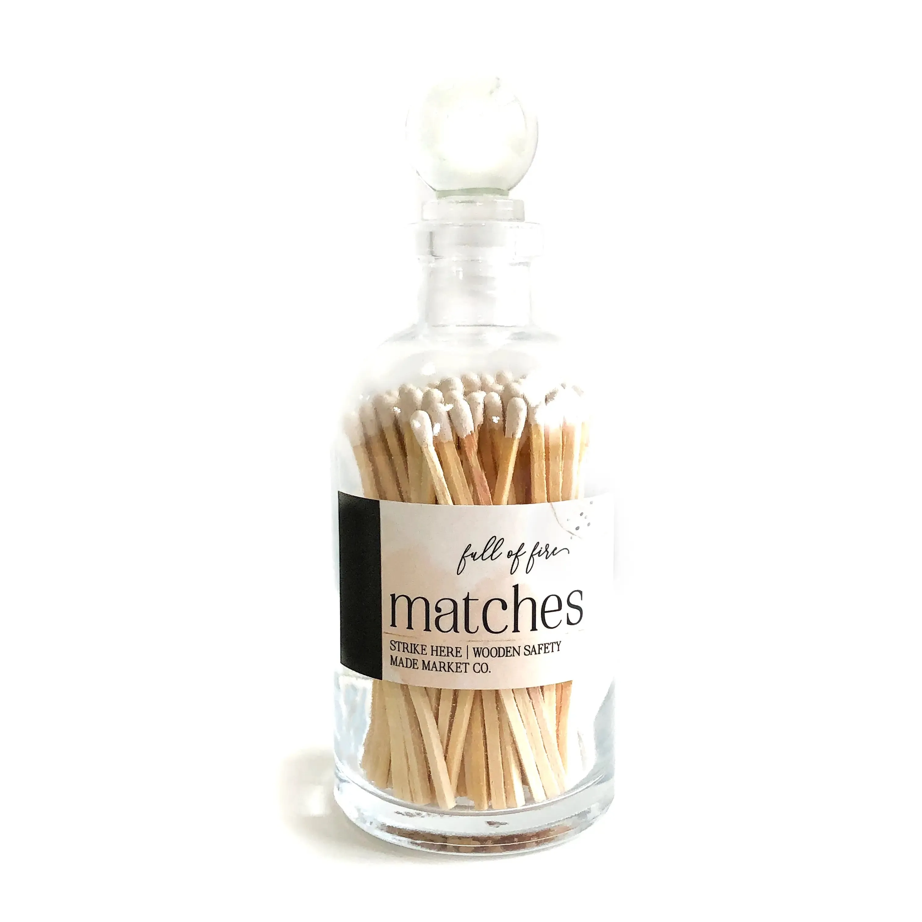 Modern Apothecary Matches - White