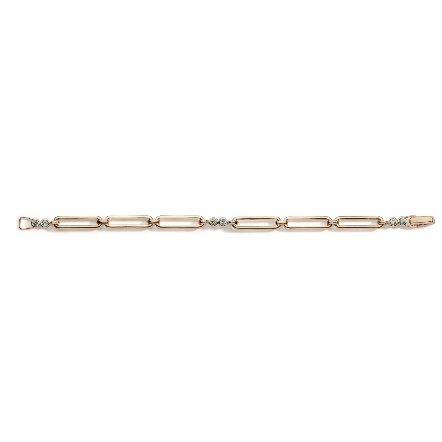 Modern Link Linear Bracelet