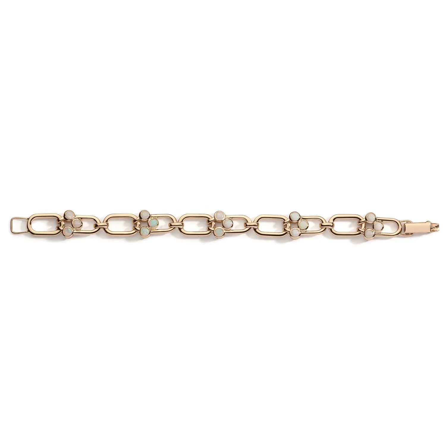 Modern Link Opal Bracelet