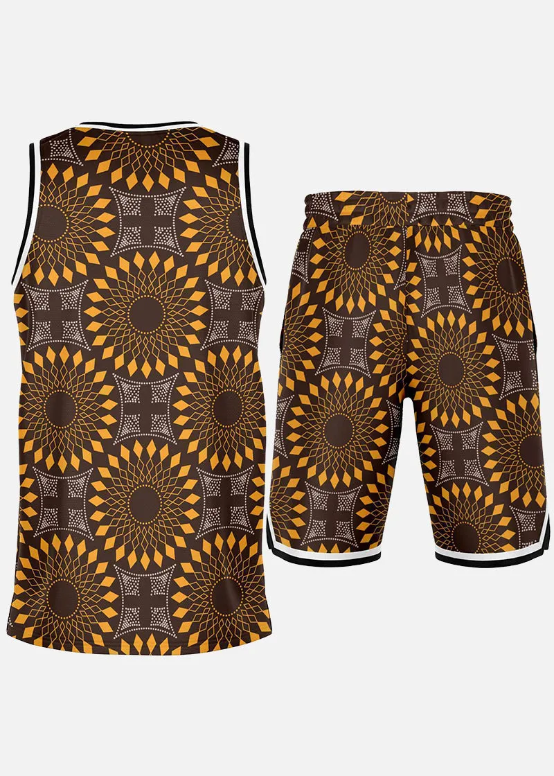 Mofe African Print Women Basketball Set
