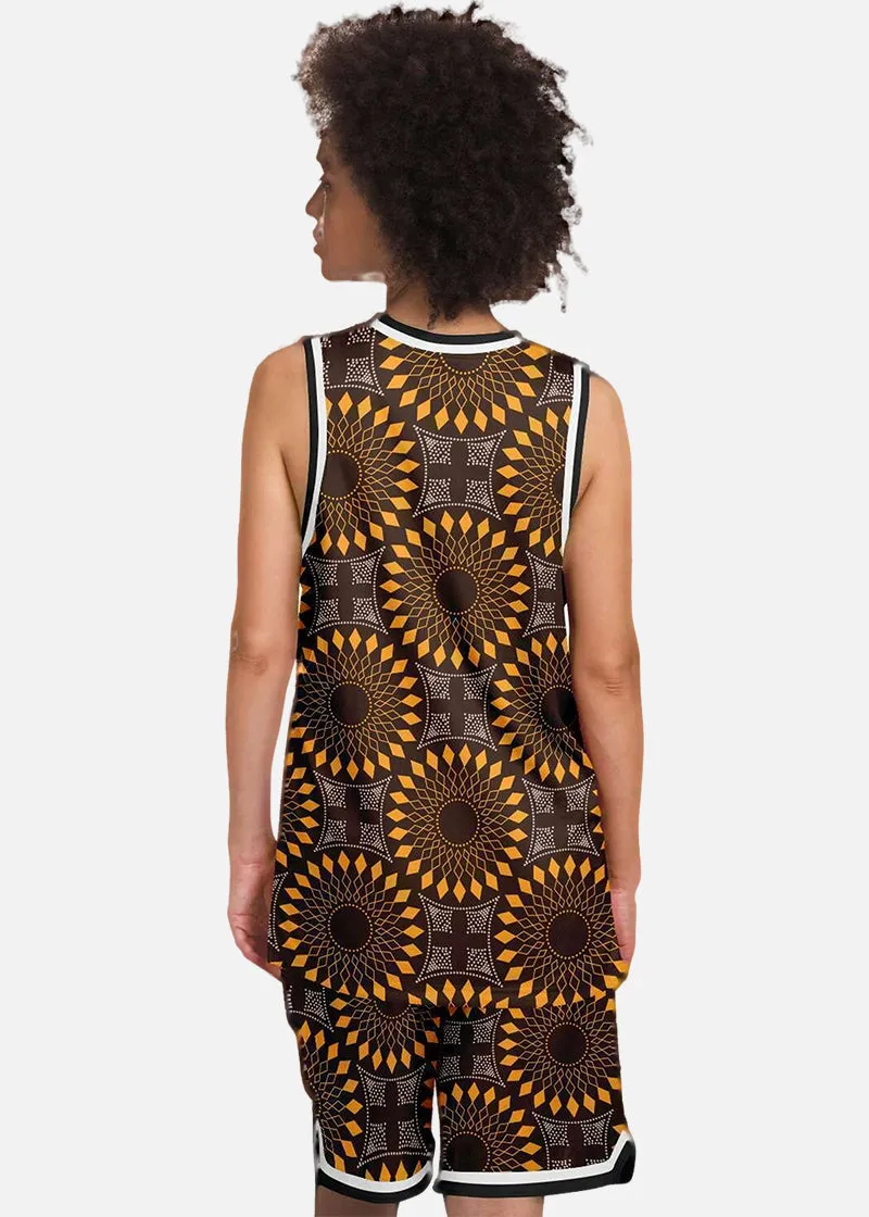 Mofe African Print Women Basketball Set