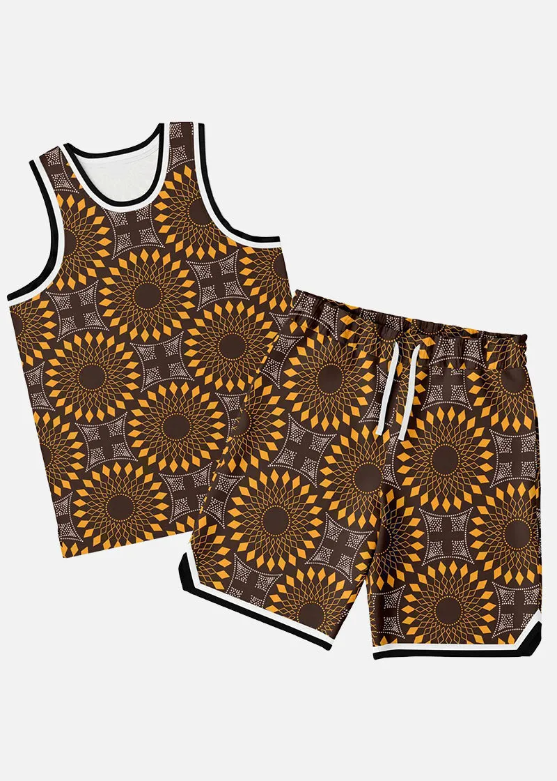 Mofe African Print Women Basketball Set
