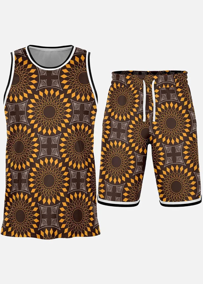 Mofe African Print Women Basketball Set