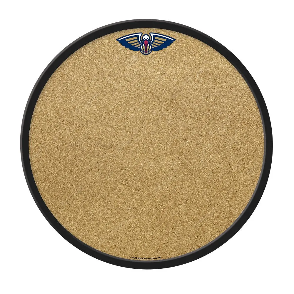 New Orleans Pelicans: Modern Disc Cork Board