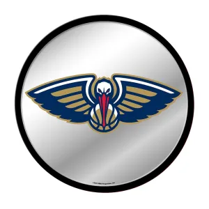New Orleans Pelicans: Modern Disc Mirrored Wall Sign