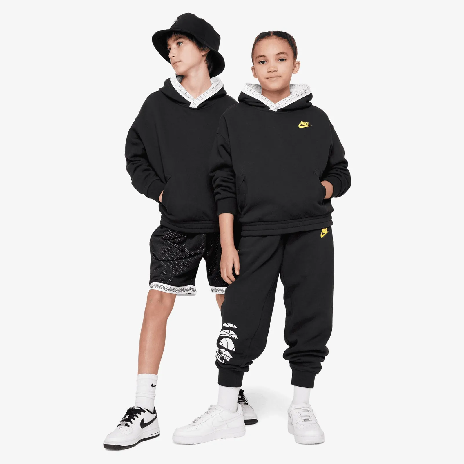 Nike Culture of Basketball Youth Reversible Hoodie - Black