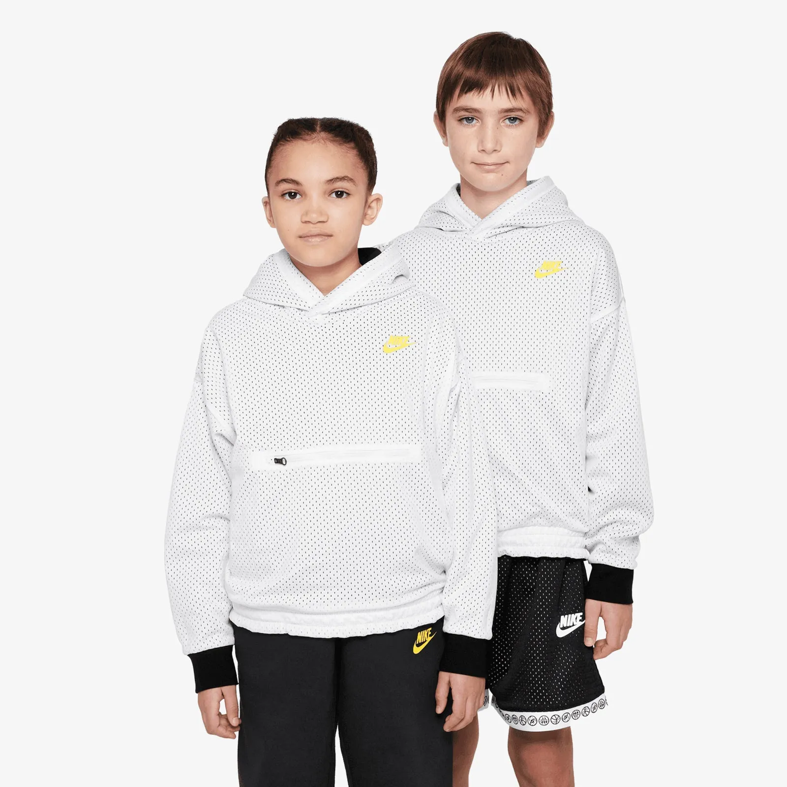 Nike Culture of Basketball Youth Reversible Hoodie - Black