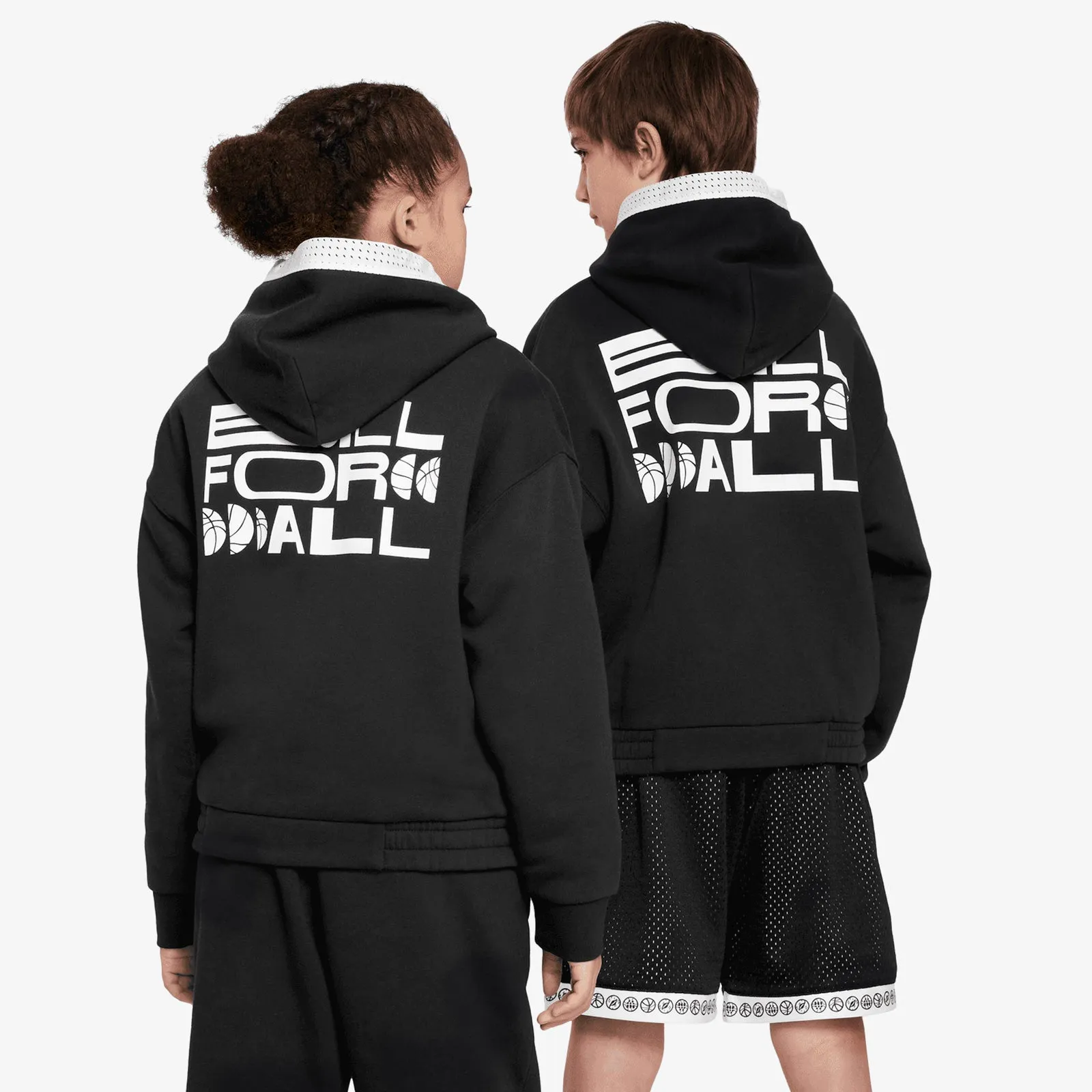 Nike Culture of Basketball Youth Reversible Hoodie - Black