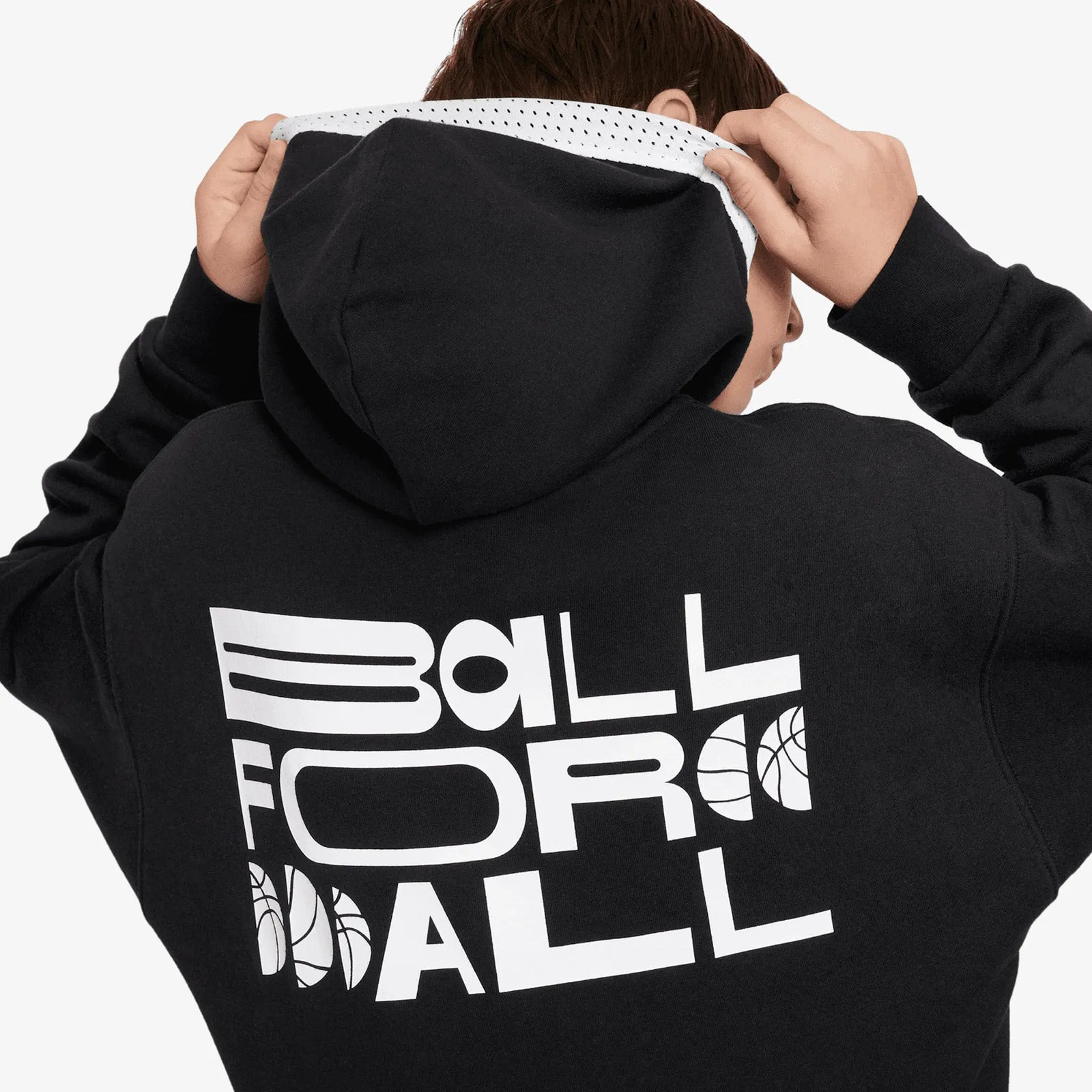 Nike Culture of Basketball Youth Reversible Hoodie - Black