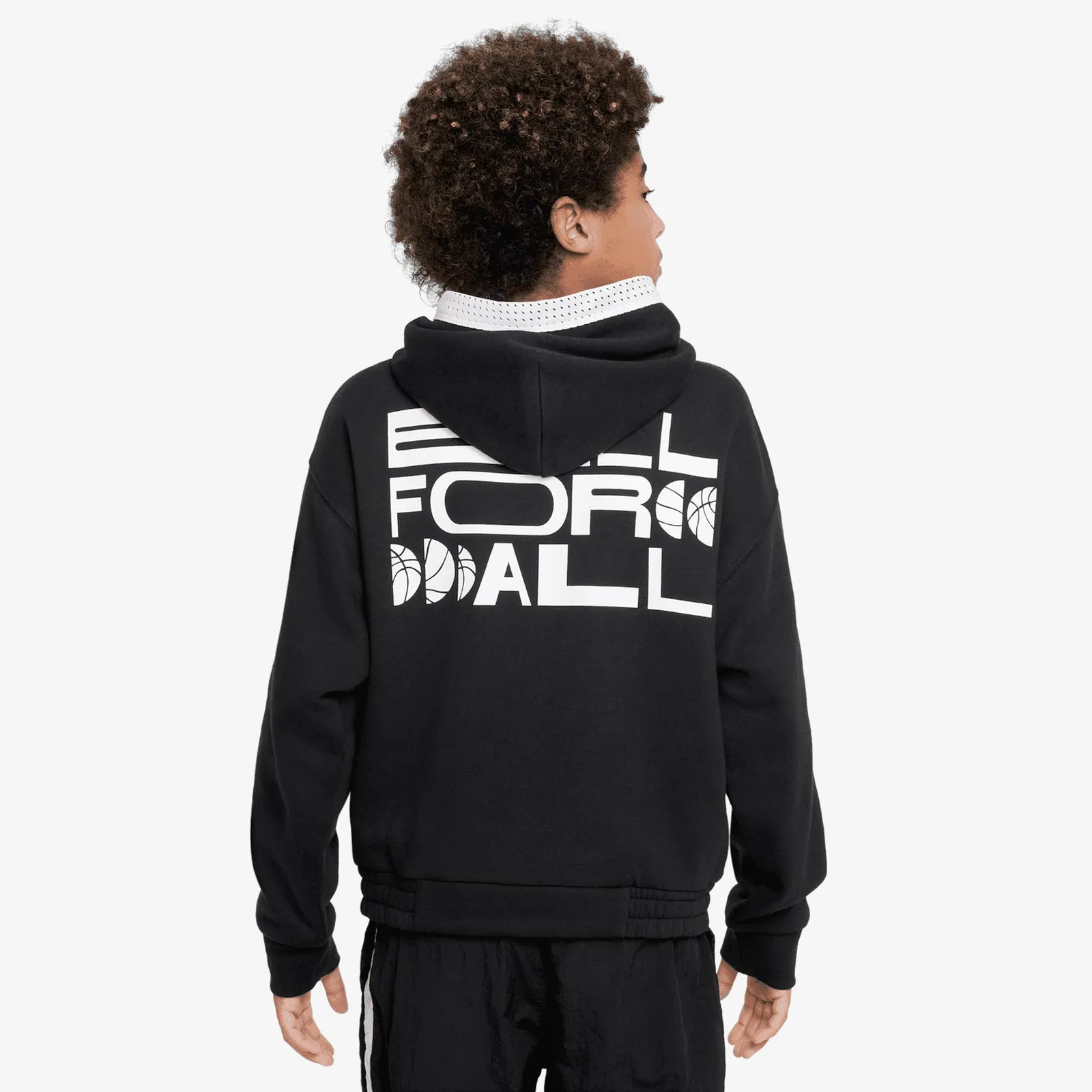 Nike Culture of Basketball Youth Reversible Hoodie - Black