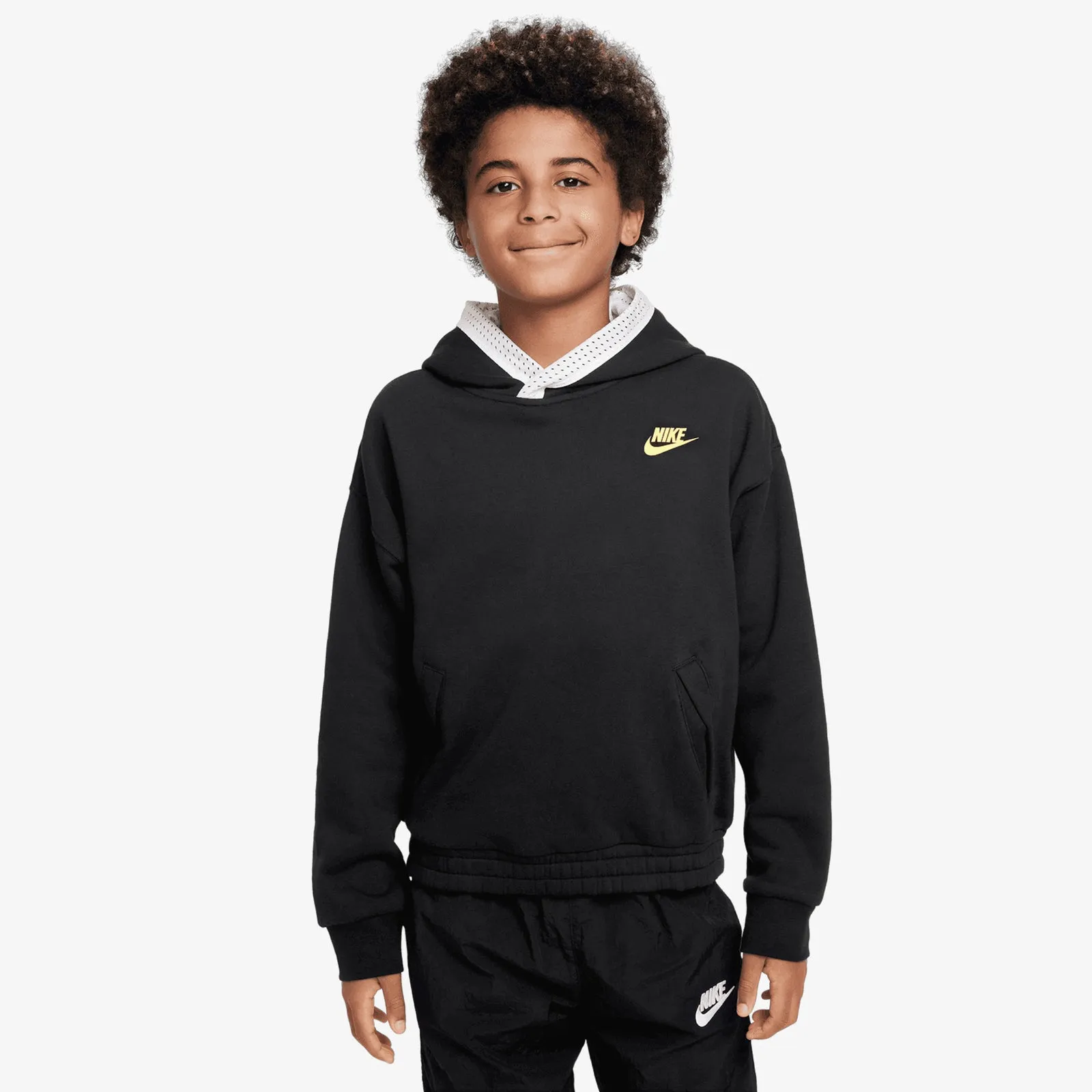 Nike Culture of Basketball Youth Reversible Hoodie - Black