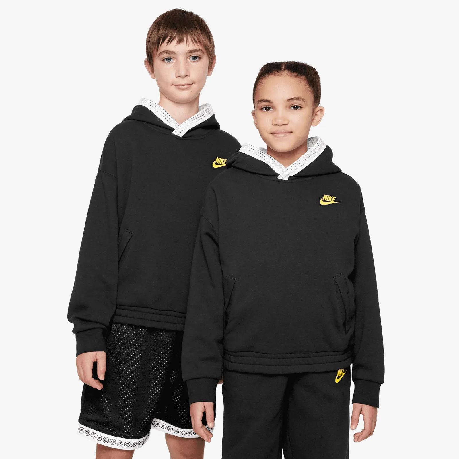 Nike Culture of Basketball Youth Reversible Hoodie - Black